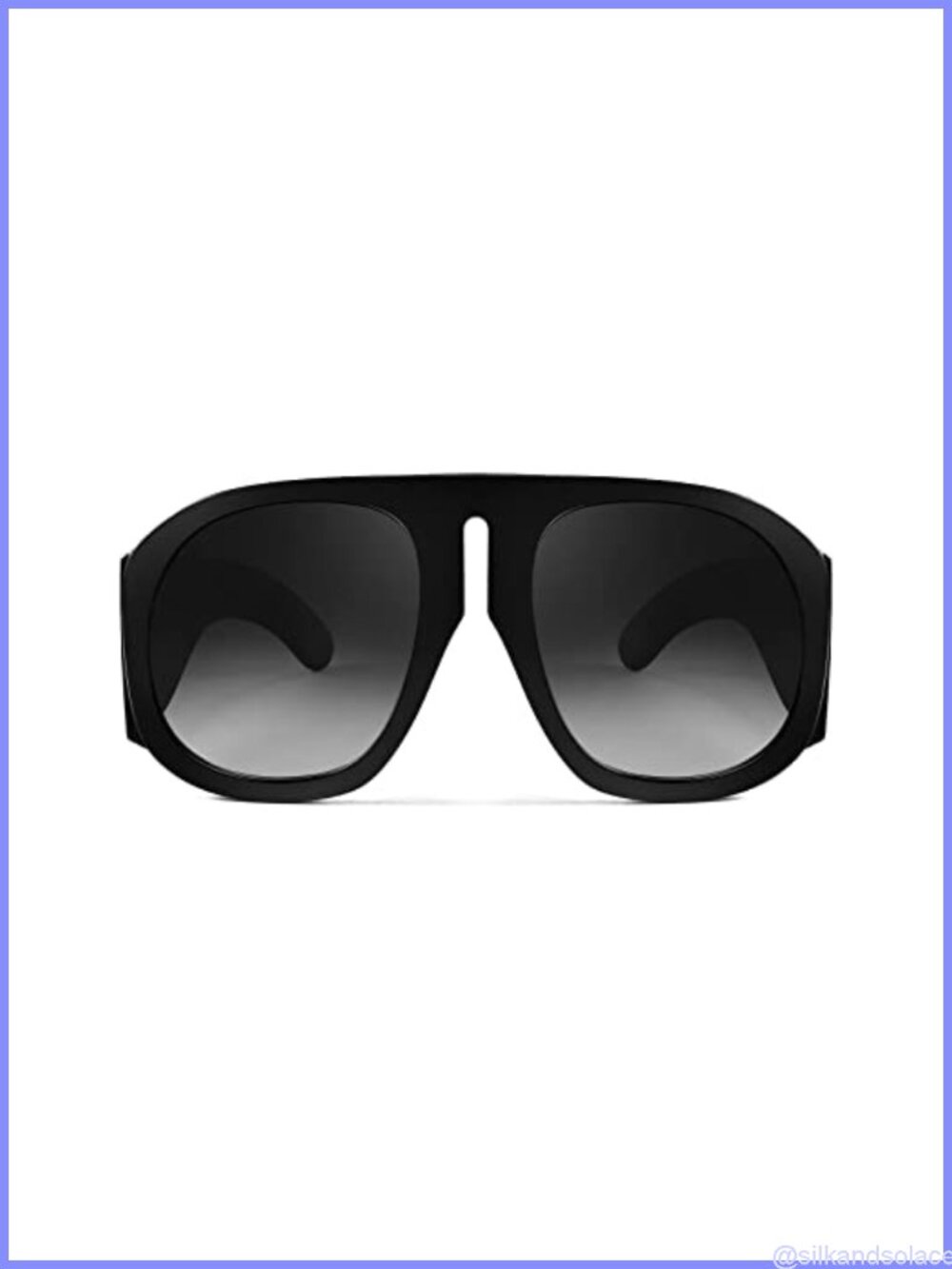 Oversized Retro Round Aviator Sunglasses UV400 Full Frame Shield Shades